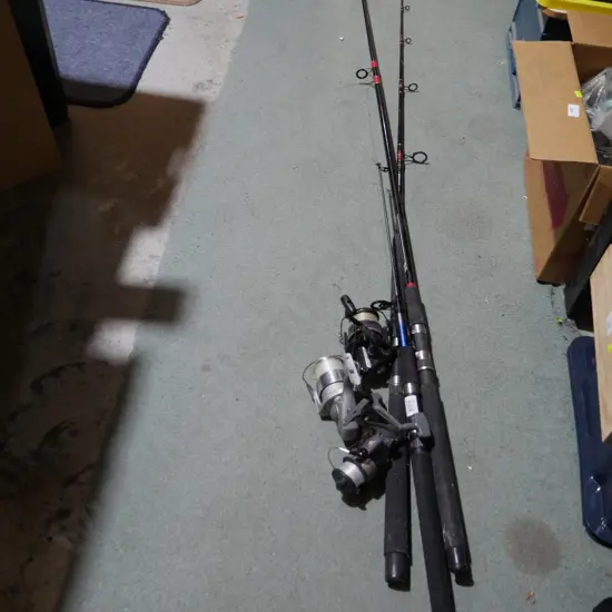 Fishing rods and reels