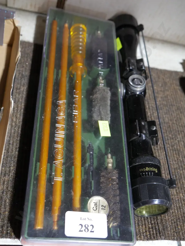 Gun cleaning kit and scope Image 1++