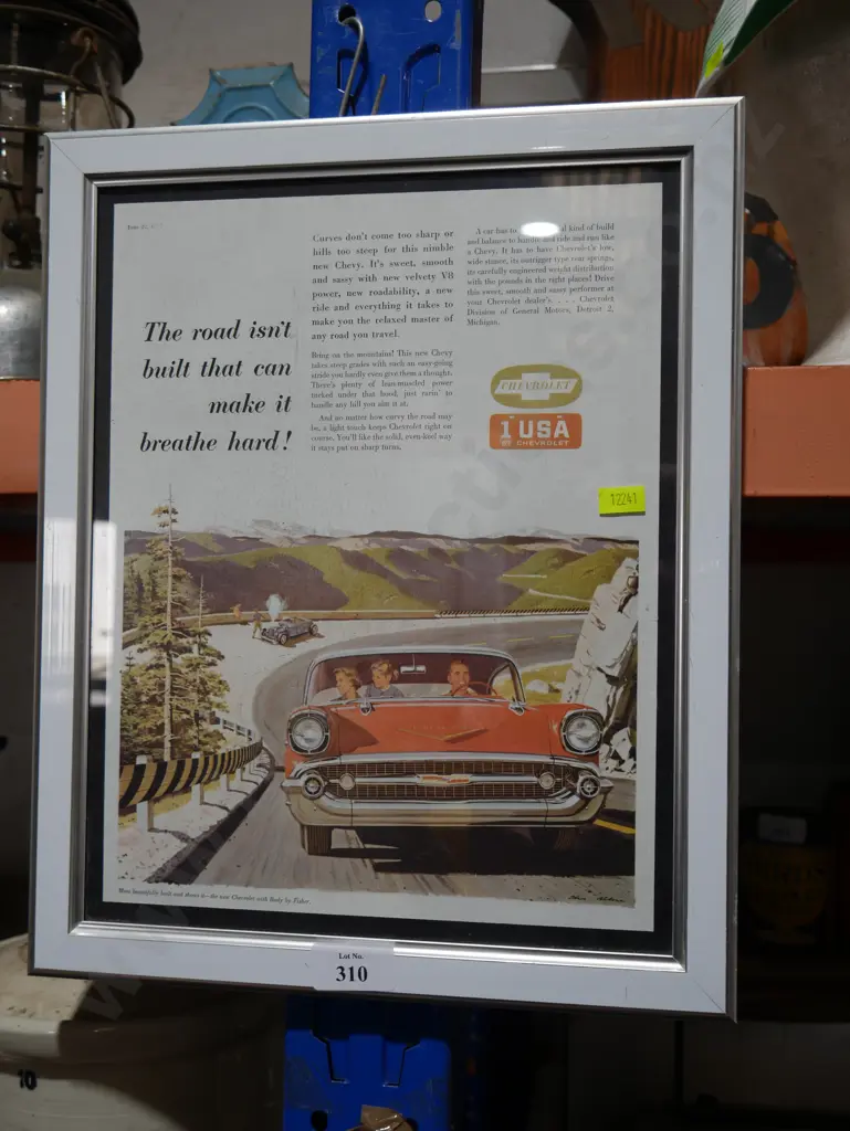 Framed Chevrolet poster Image 1++