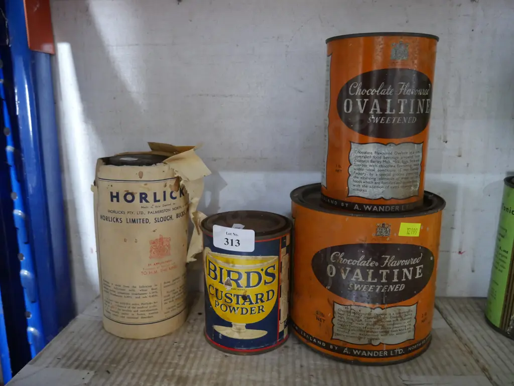 Ovaltine tins etc Image 1++