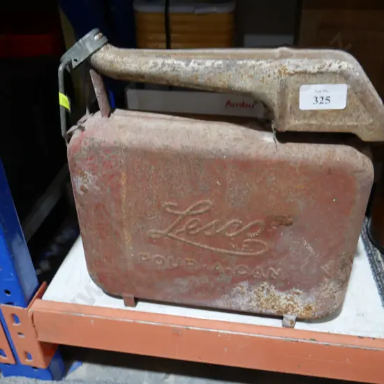 Lesco petrol tin
