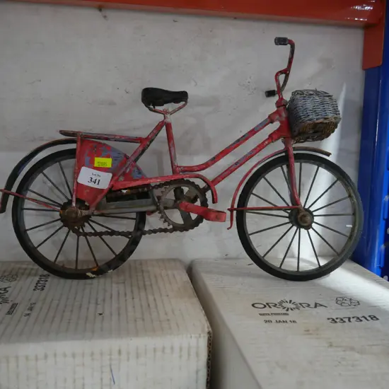 Metal model bicycle
