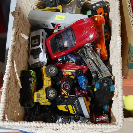 Assorted toy cars