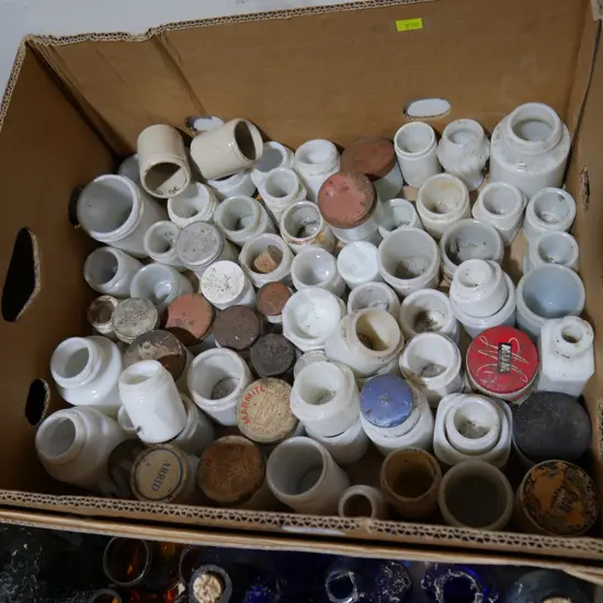 Milk glass containers