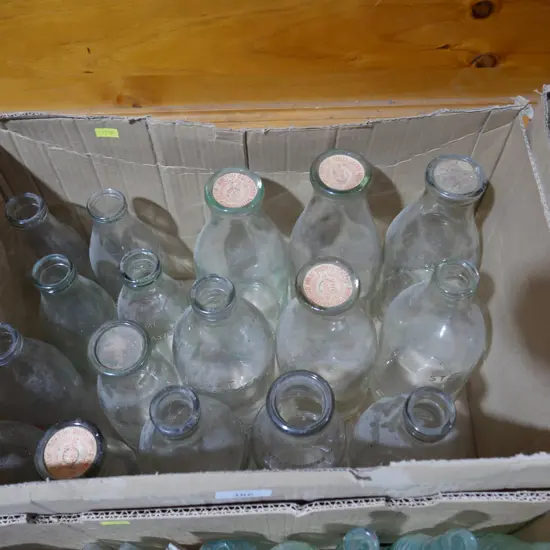 Milk bottles