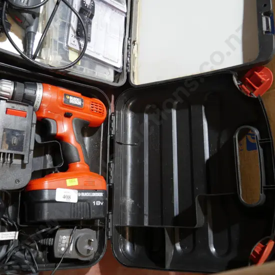Black and Decker drill, charger, drill is faulty etc