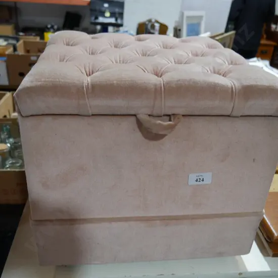 Footstool with storage
