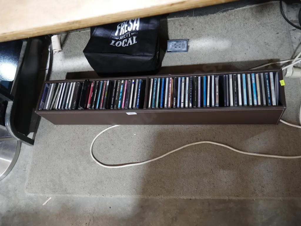CD holder with CDs Image 1++