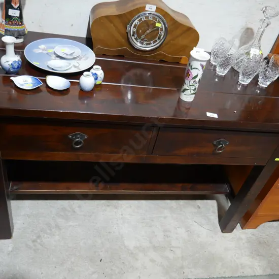 2 drawer console table