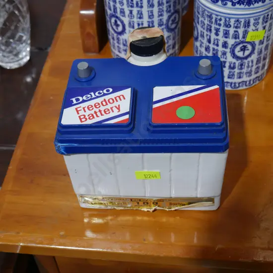 Jim Beam decanter battery