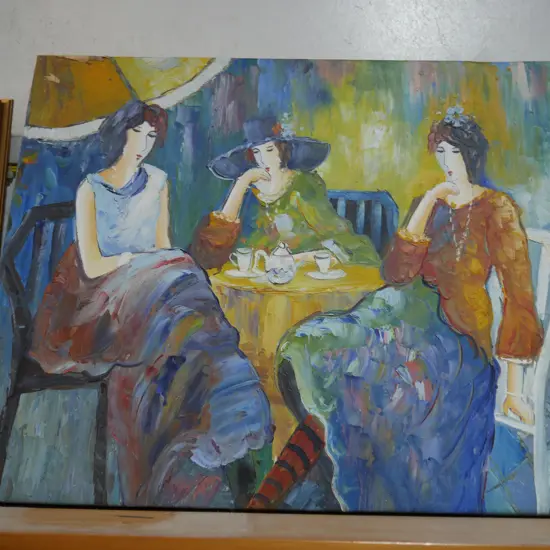 Canvas oil painting