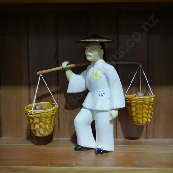 Oriental ceramic figurine