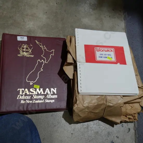 Stamp albums etc