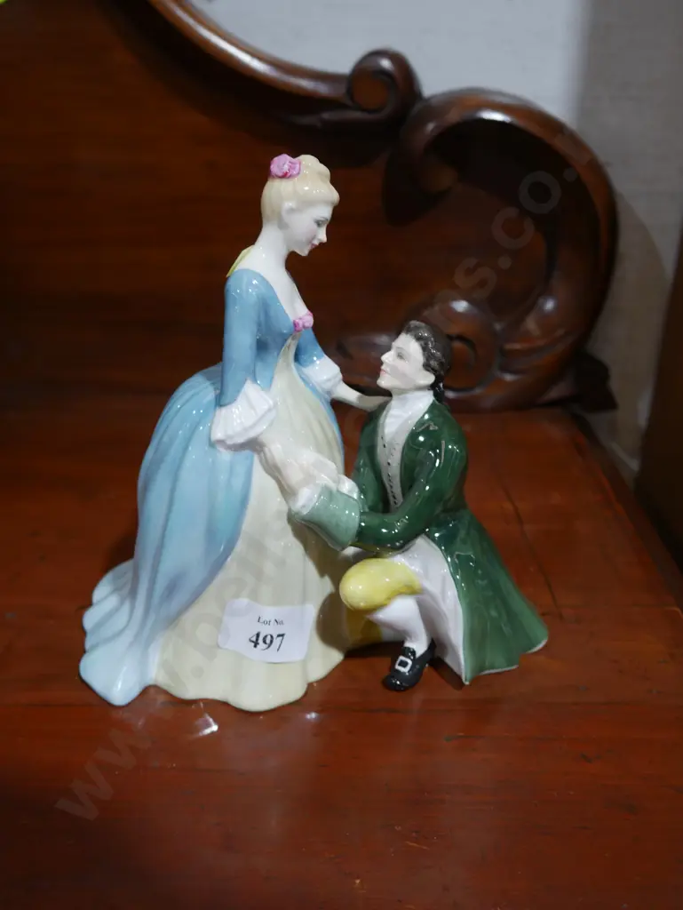 Royal Doulton The Suitor figurine Image 1++