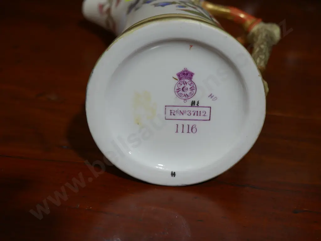 Royal Worcester tusk jug Image 1++