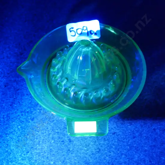 Uranium glass juicer