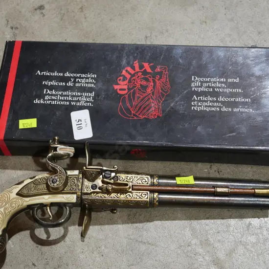 Denix replica pistol flintlock
