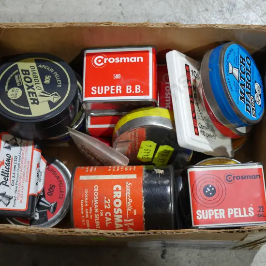 Assorted slug gun pellets