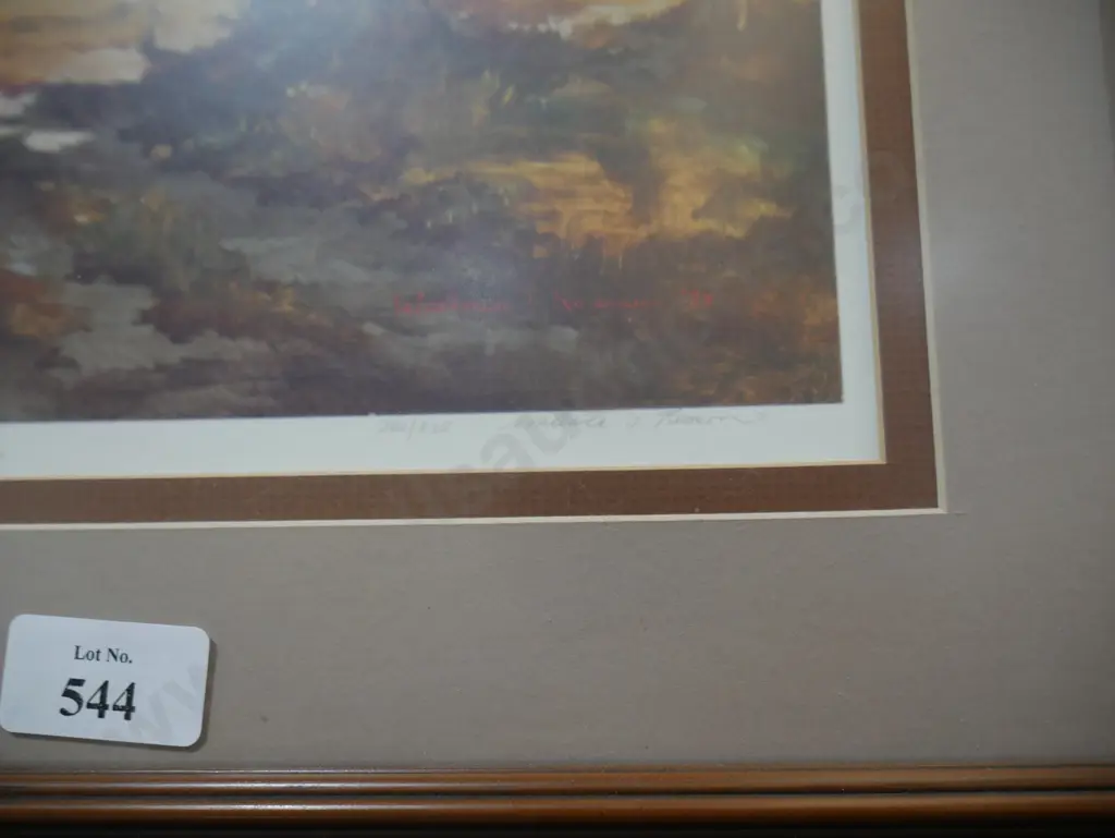 Wallace T. Keown " Lake Te Anau" print Image 1++