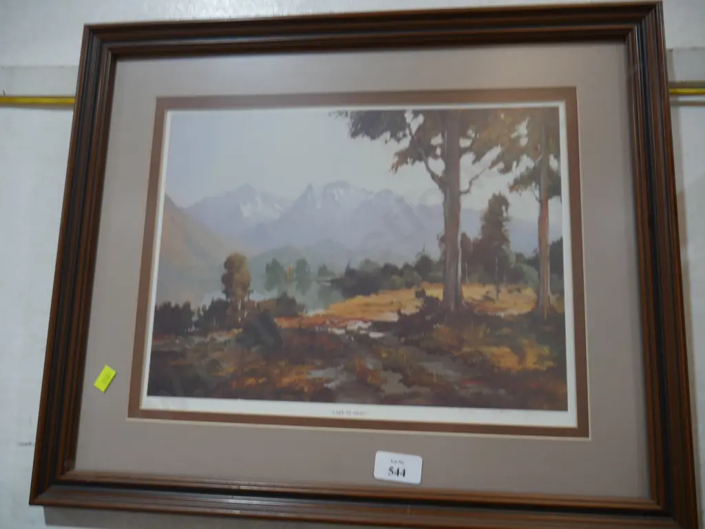 Wallace T. Keown " Lake Te Anau" print Image 1++