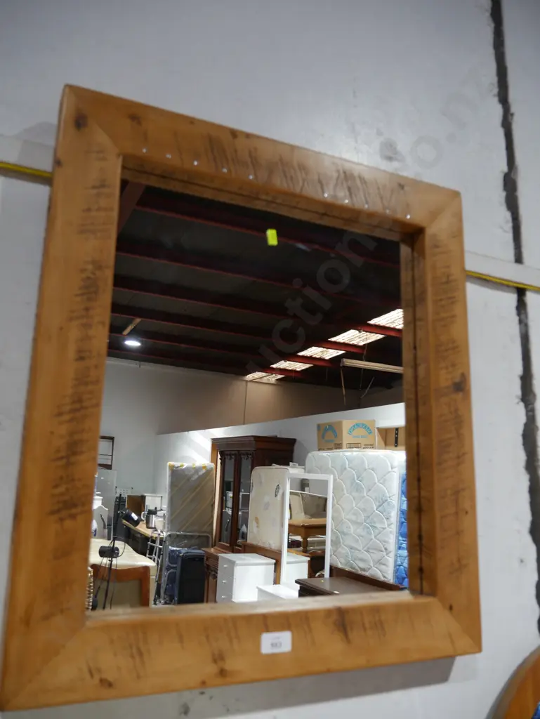 Wood frame mirror Image 1++