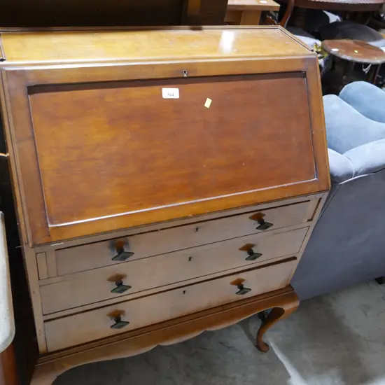 Drop front desk