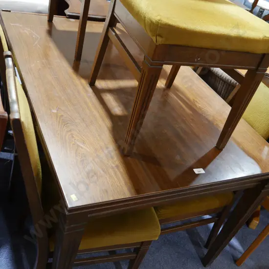 Dining table and 6 chairs