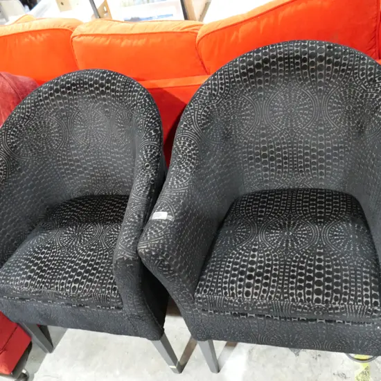 Pair of tub chairs