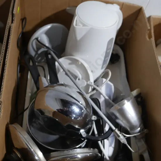 Kitchenware, steam iron etc