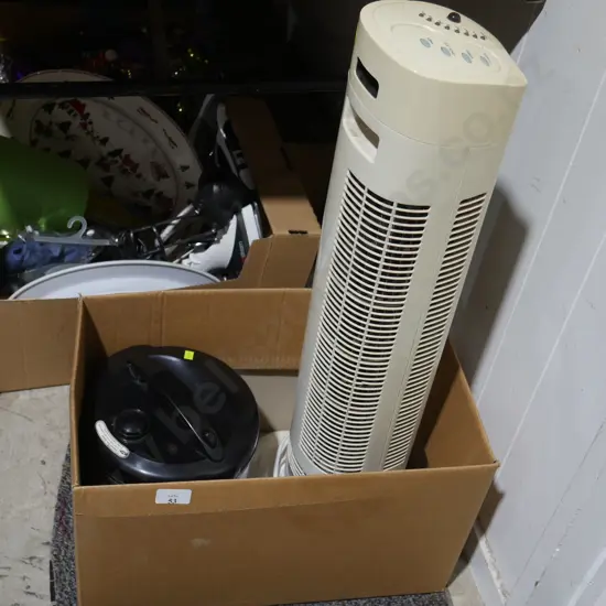 Tower fan, rice cooker etc