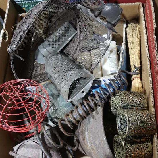 Vintage metalware etc
