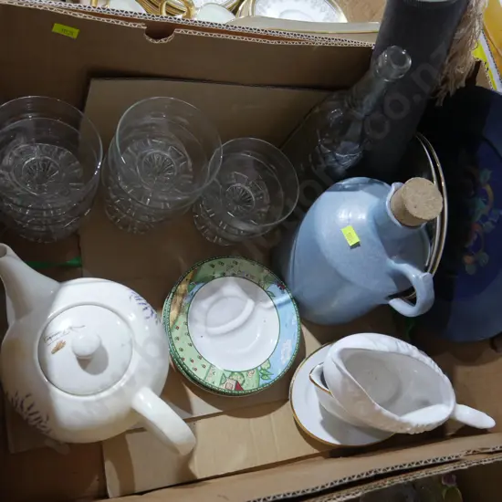 Glassware etc