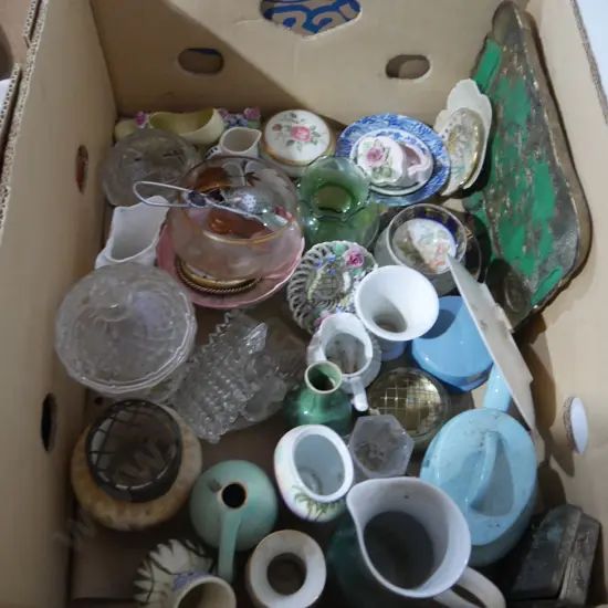 Glassware etc