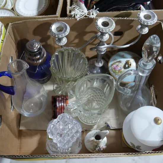 Glassware etc