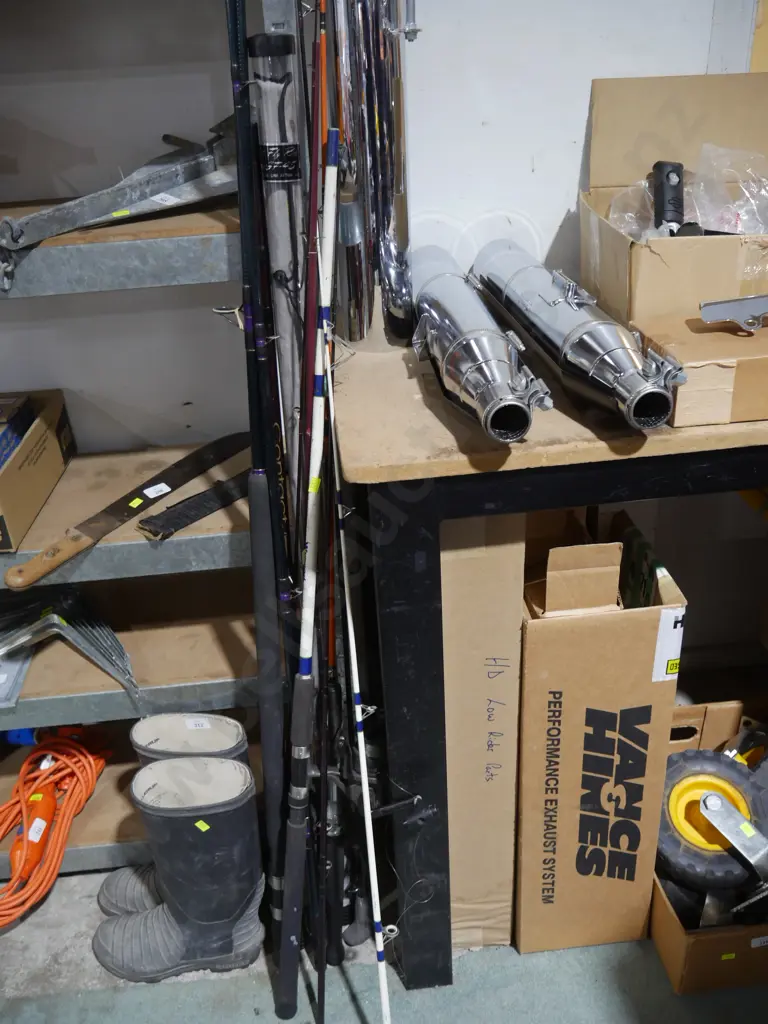 Assorted fishing rods Image 1++