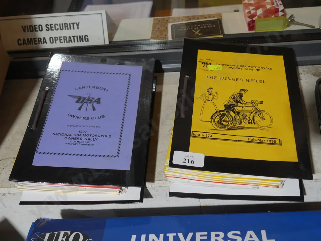 Canterbury BSA Owners club booklets Image 1++