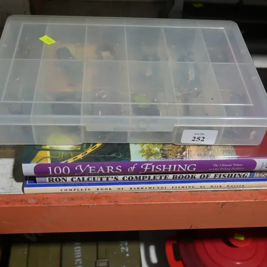 Fishing books and tackle