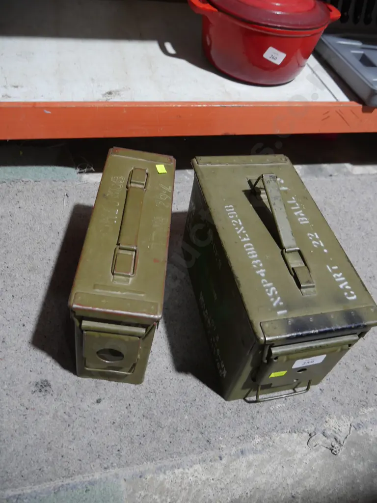 Two ammo boxes Image 1++