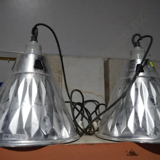Two industrial lights