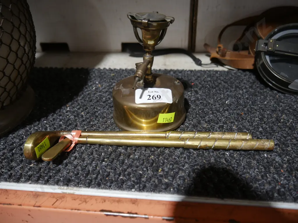 Brass golf clubs etc Image 1++