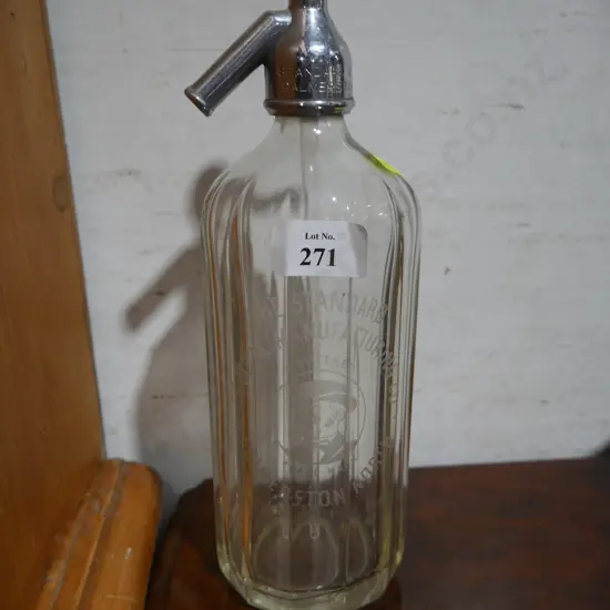 Soda syphon - The Standard Cordials Palmerston North