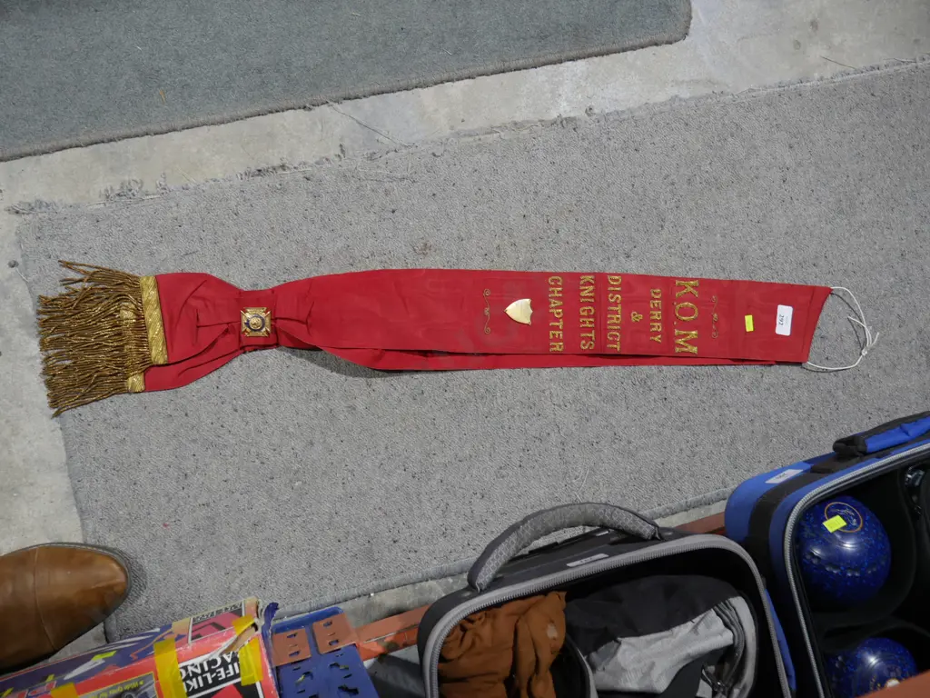 K.o.m Derry and district night's chapter sash Image 1++