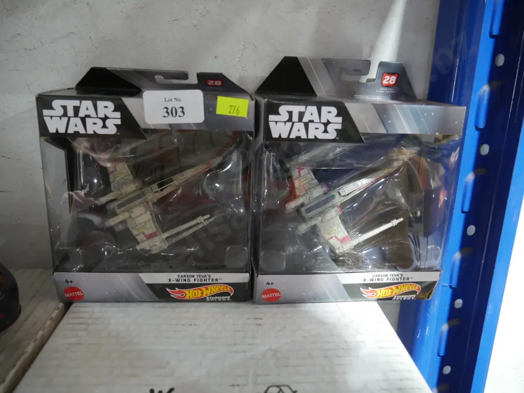 2 Star wars Hot wheels x-wing fighters Image 1++