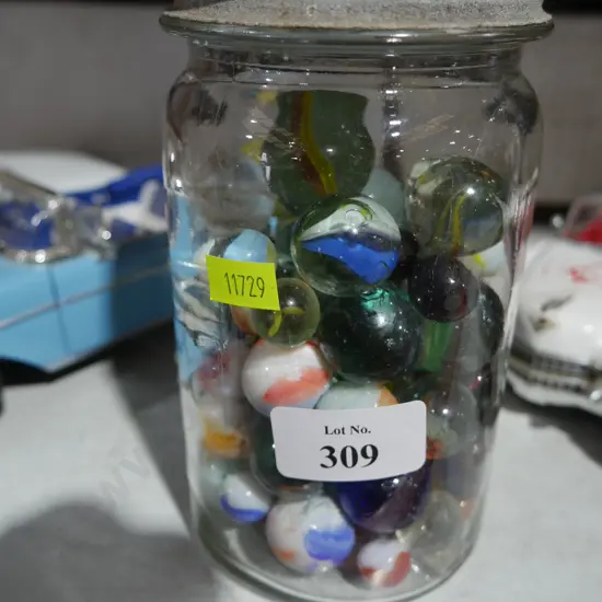 Jar of marbles