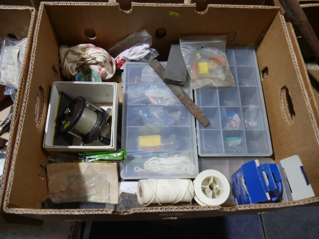 Box of fishing gear Image 1++