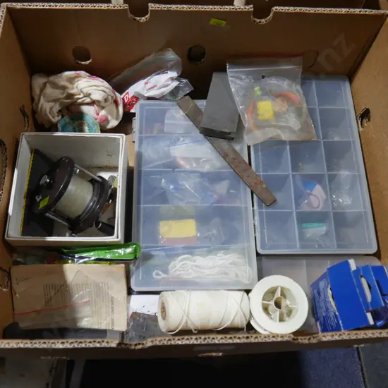 Box of fishing gear