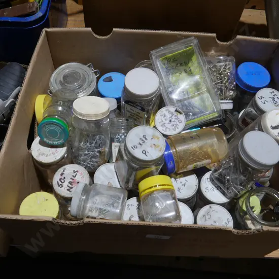 Assorted screws, nails etc