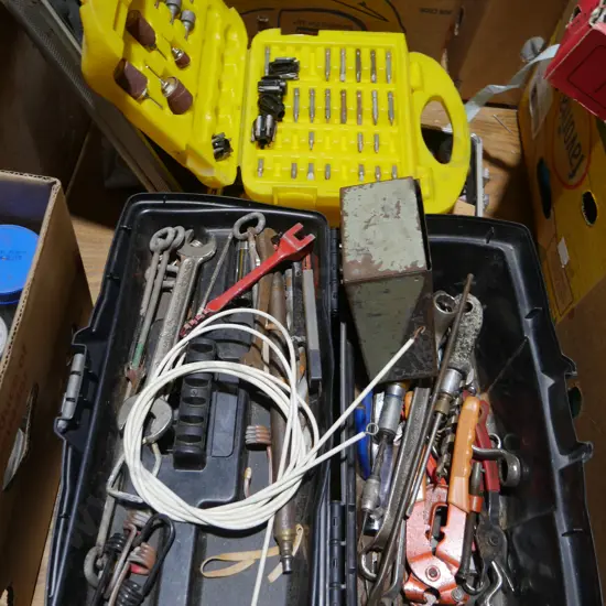 Toolbox and contents etc