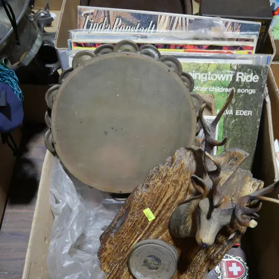 Records, tamborine etc