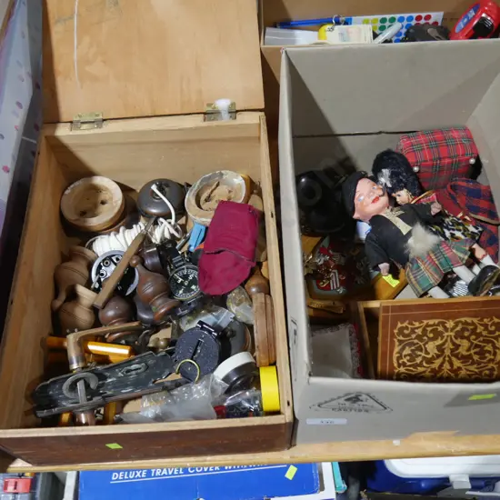 Two boxes of sundries